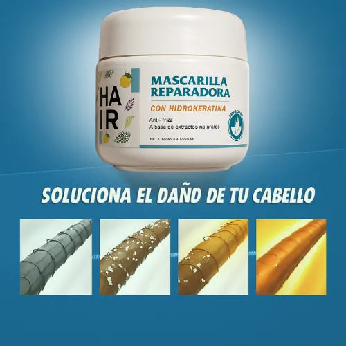 Fortalece, hidrata y transforma tu cabello maltratado con resultados visibles al instante
