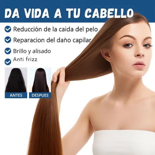 Fortalece, hidrata y transforma tu cabello maltratado con resultados visibles al instante