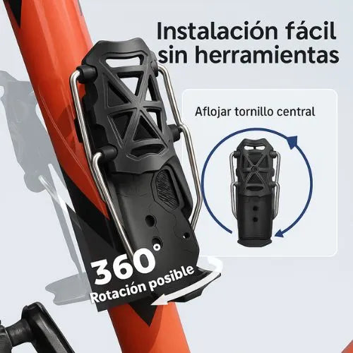 Portabidón adaptable para Bicicletas y Motocicletas