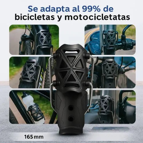 Portabidón adaptable para Bicicletas y Motocicletas