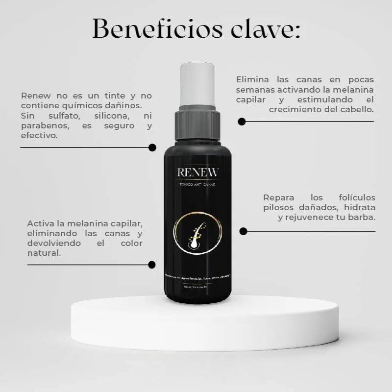 SERUM ANTICANAS - DESAPARECE LAS CANAS EN 30 DIAS