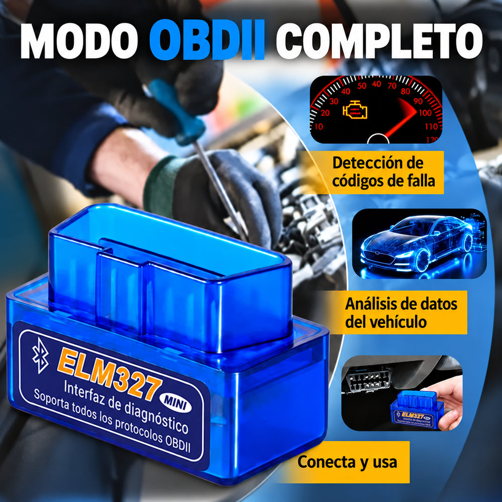 Escáner para Diagnósticos de Autos ScanPRO™ | Conecta, escanea y ahorra: diagnóstico automotriz desde tu celular