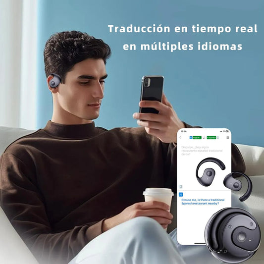 Audifono Traductor - Habla cualquier idioma al instante… sin apps, sin cables y sin complicaciones