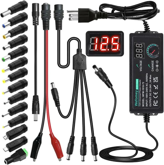 Adaptador Universal de Voltaje 3-24V – Una Fuente de Energía para Todos tus Dispositivos