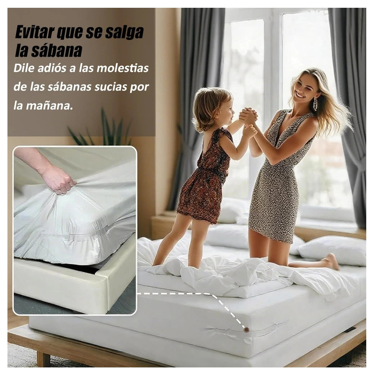 A prueba de niños, mascotas y movimientos bruscos: Mantén tu cama perfecta pase lo que pase