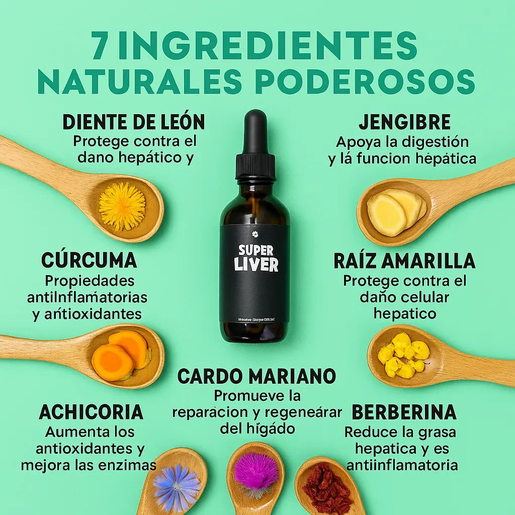 Super Liver - Elimina la cirrosis y el hígado graso