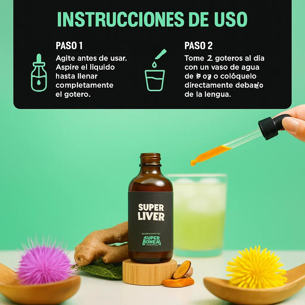 Super Liver - Elimina la cirrosis y el hígado graso