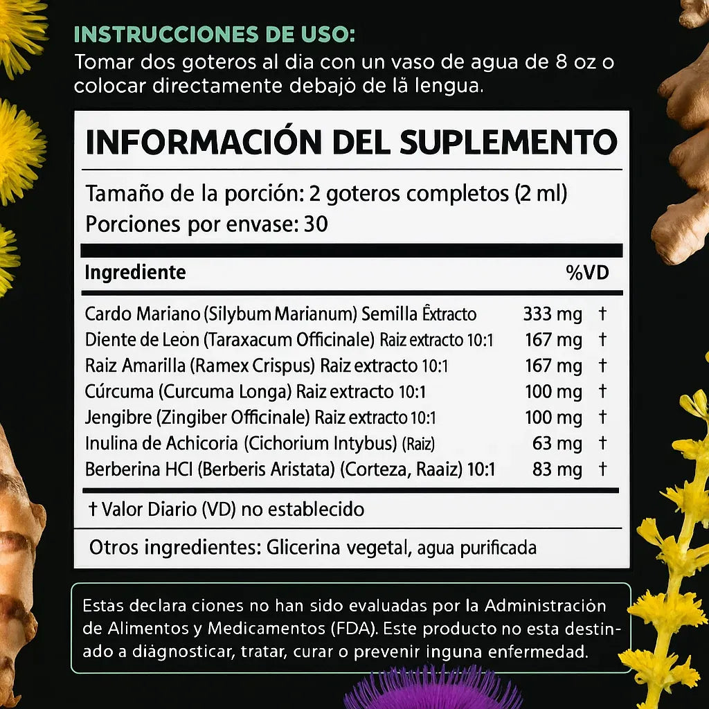 Super Liver - Elimina la cirrosis y el hígado graso