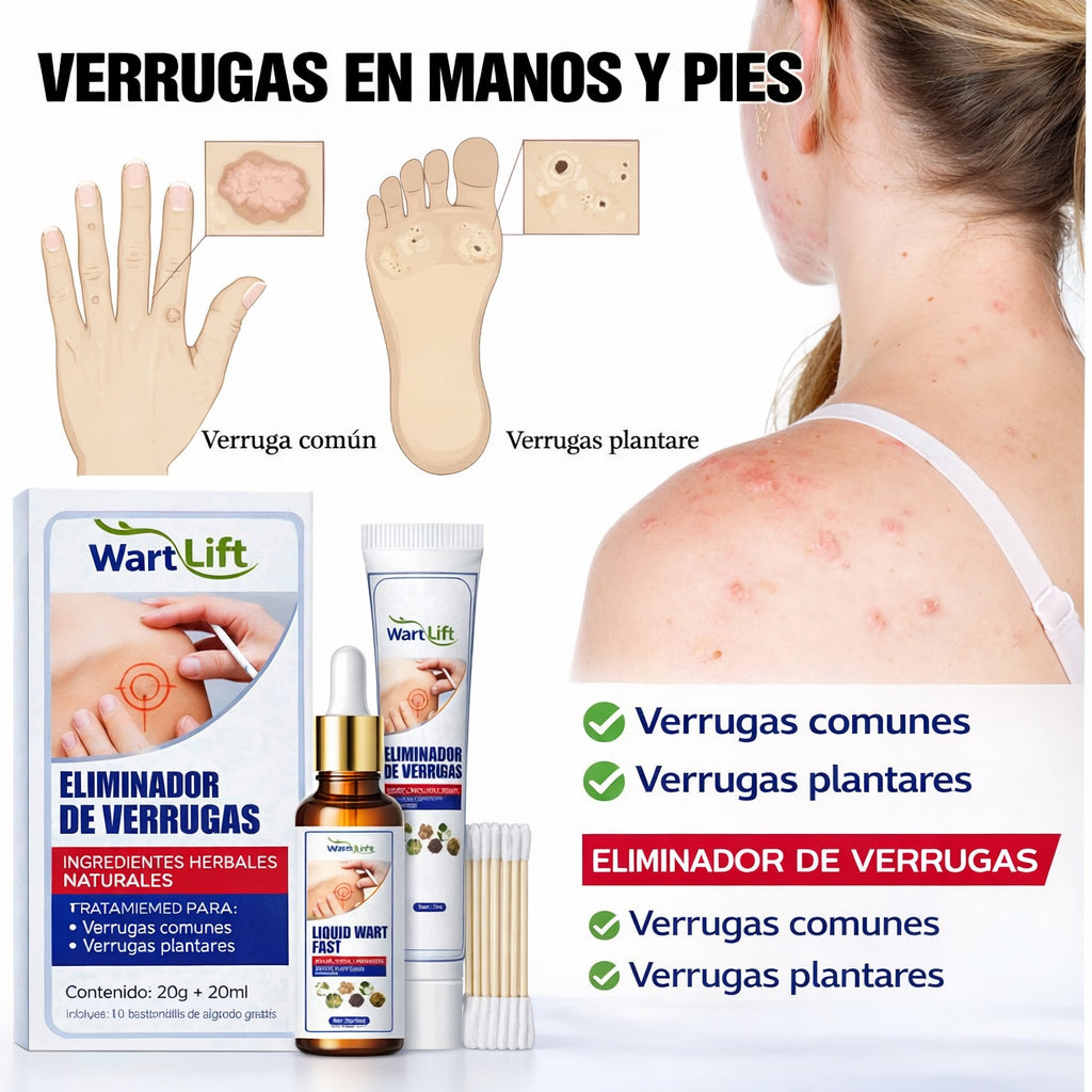 WartLift - Elimina las verrugas y mezquinos de forma natural