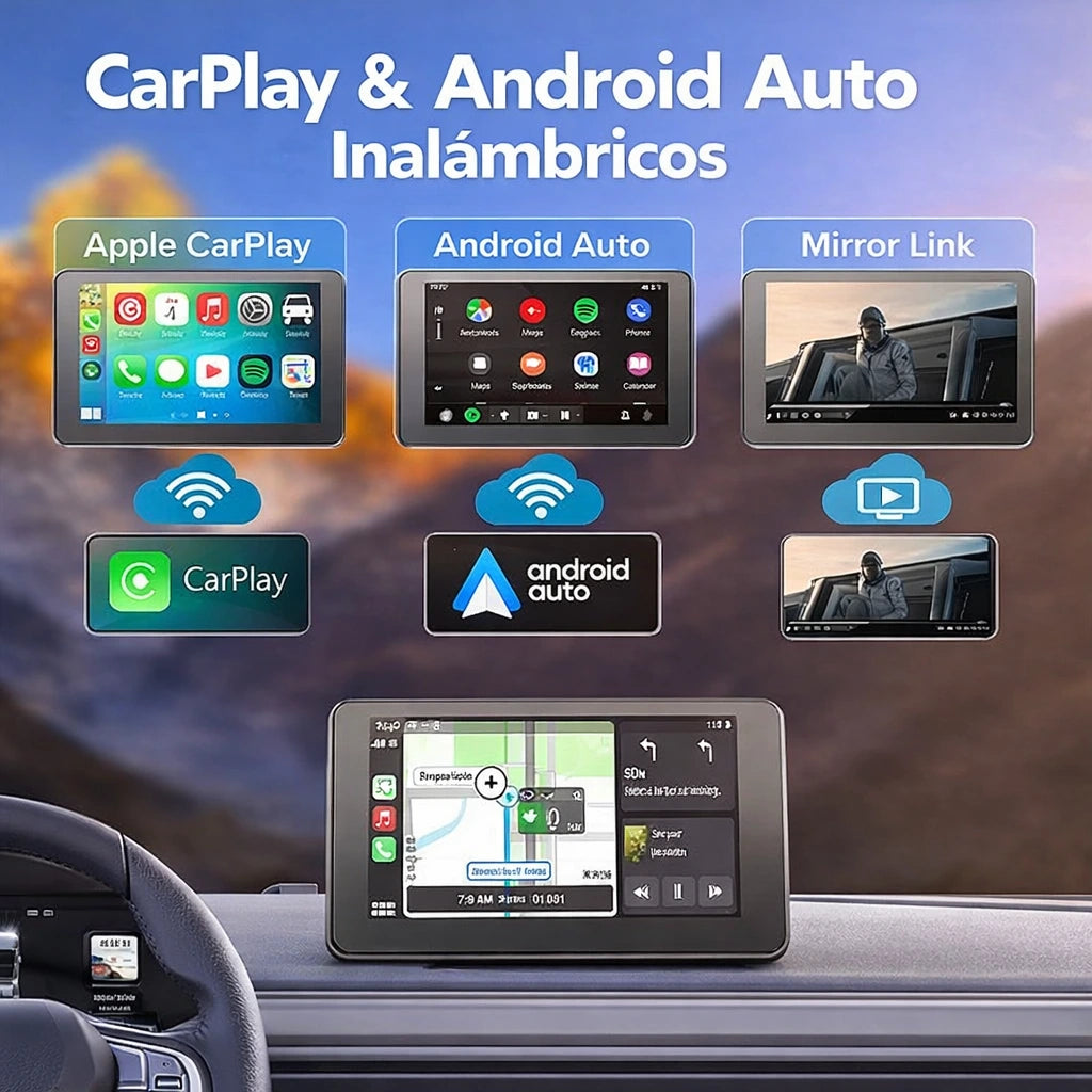 SmartCar Play™ - Pantalla inteligente universal para cualquier vehículo